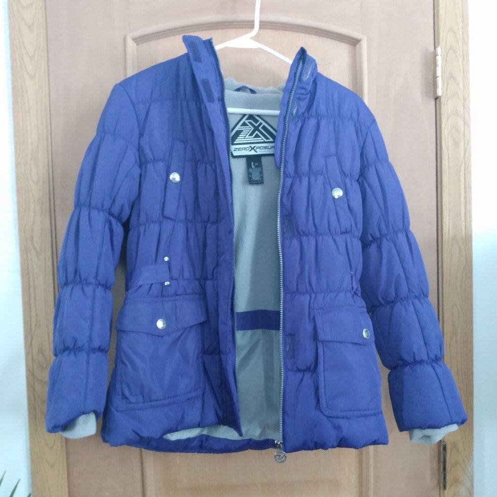Girls Size L/14 ZeroXposur By Boarding Co. Puffer Jacket